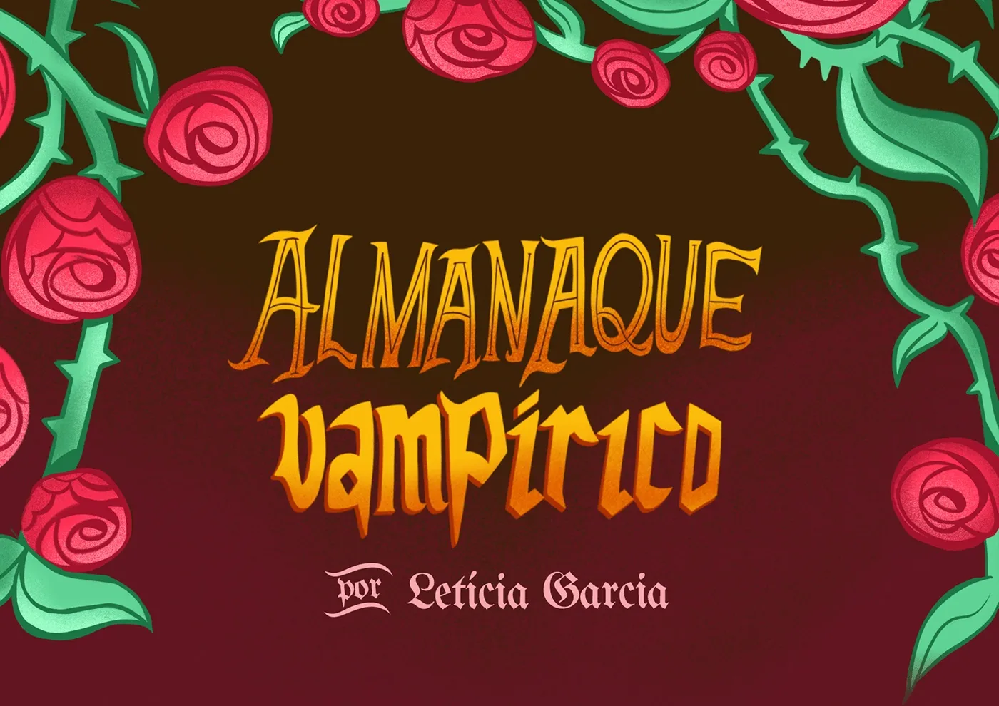Almanaque Vampírico — ilustrações e diagramação de almanaque de temática vampiresca