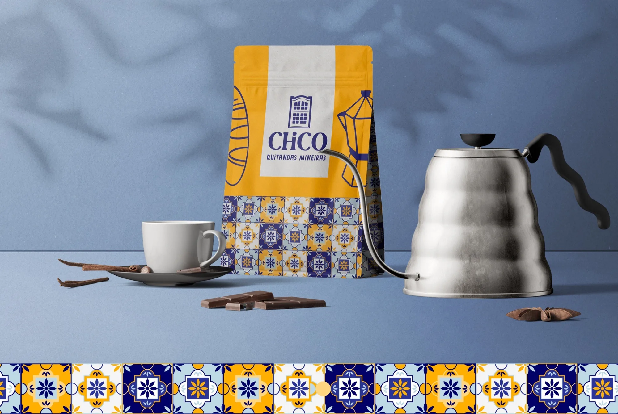 Chico Quitandas Mineiras — identidade visual de marca de quitandas