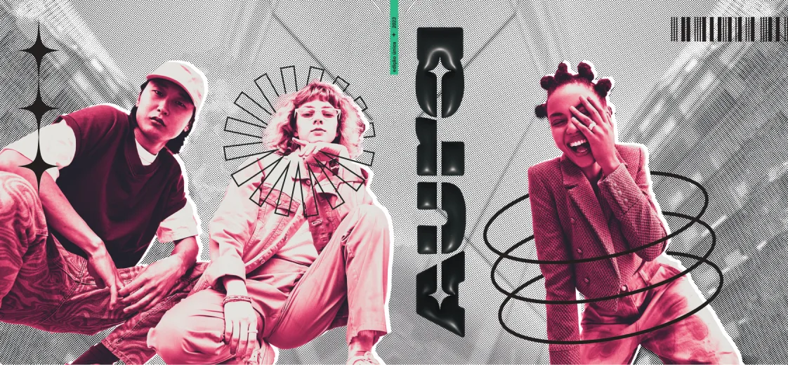 Arte plana da capa da revista AURA com frente e lombada